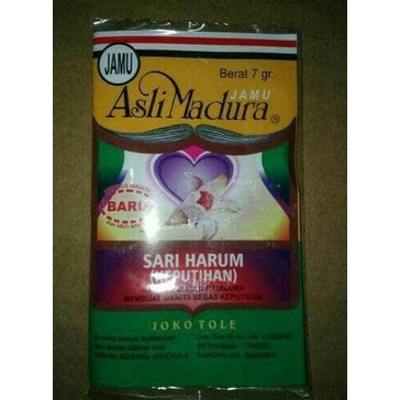 

Jamu Sari Harum ( Keputihan) Asli Madura Termurah