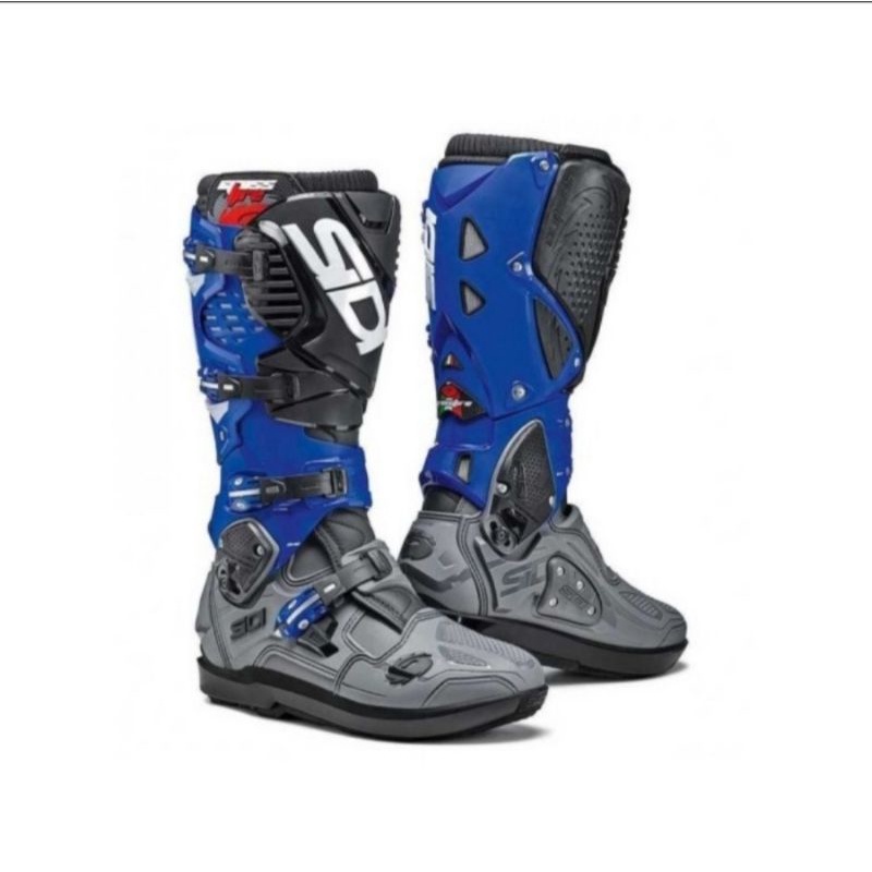 Sepatu SIDI CROSSFIRE 3 SRS MX BOOTS L.Edition Blue Grey