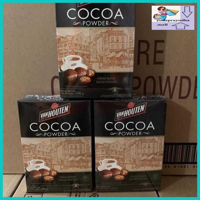 

54Etr7U- Coklat Bubuk / Cocoa Powder / Kakao Bubuk Vanhouten 180 Gr 9Uhhjt7-