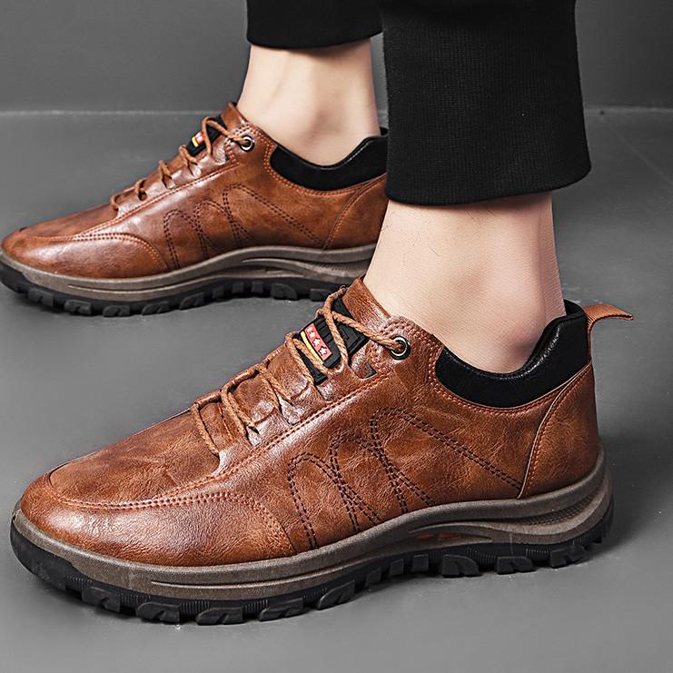 SCR.27776– Highland Sepatu Pria Formal Kasual Pria Kerja Kuliah Sepatu Kulit Sintetis IMPORT MC405