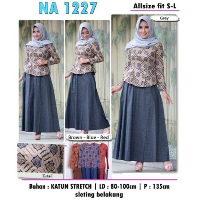 baju murah 1227 dress maxi