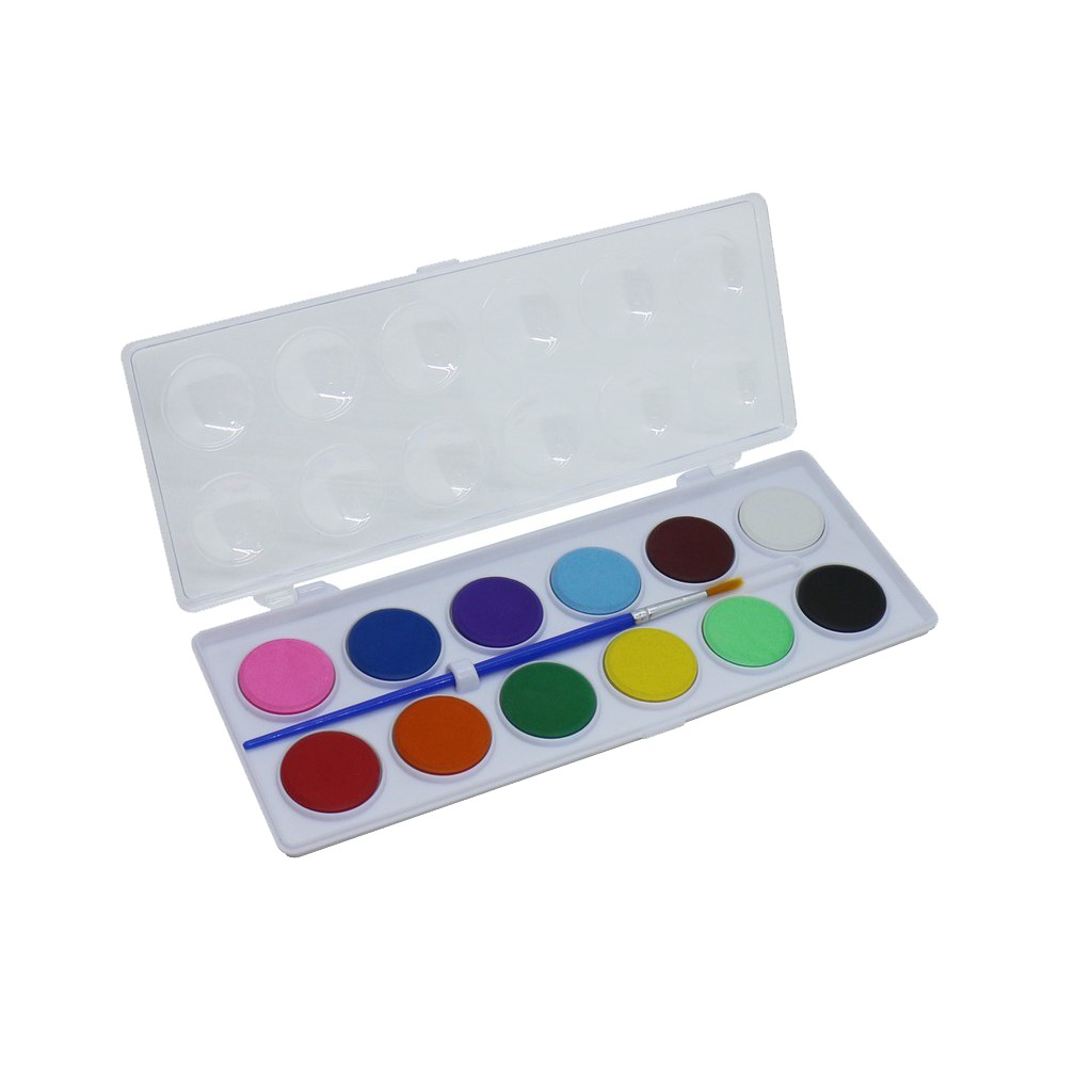 

Montana Water Color 12 Warna / Cat Air Montana TWC-12 / Water Color Cake Paint