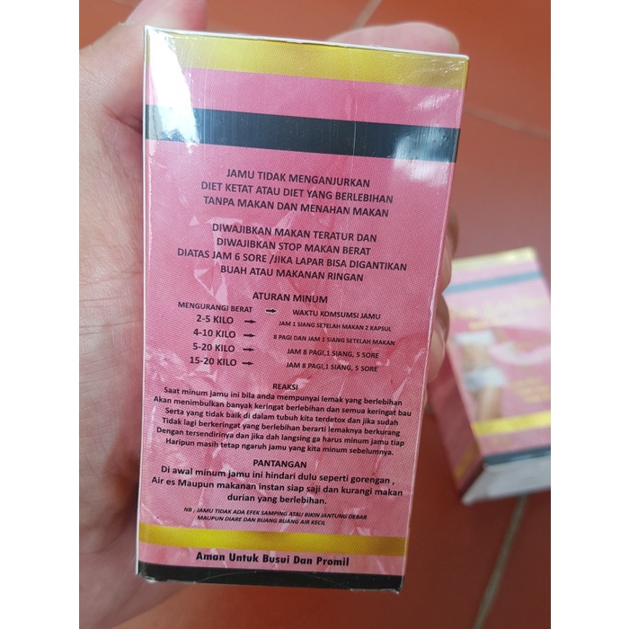 SLIMING PINK LADY SLIM HERBAL PELANGSING BB 60-100KG SANGAT AMPUH