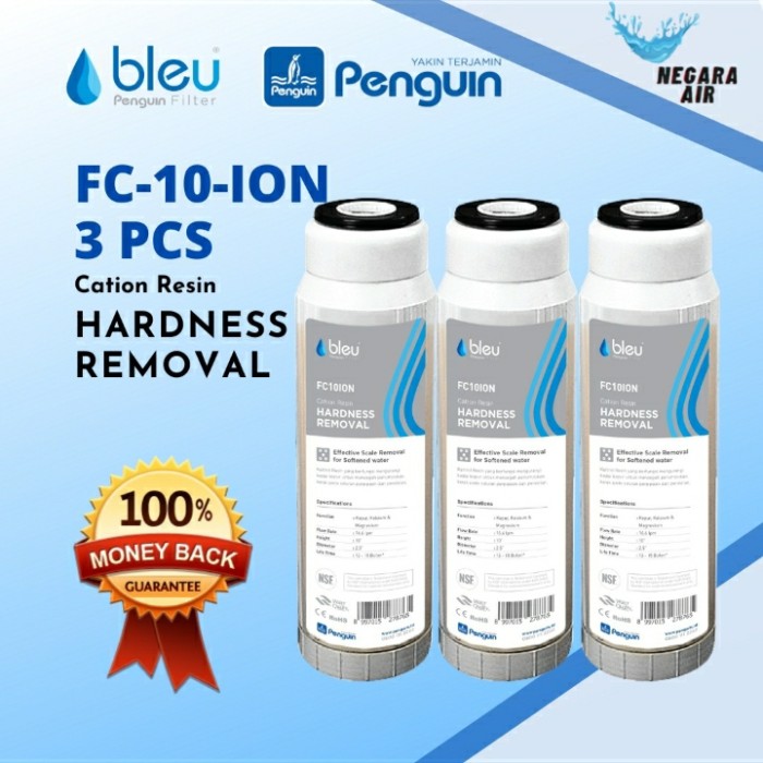 paket filter air penguin sumur/pdam Catridge 10 inch 3 RESIN