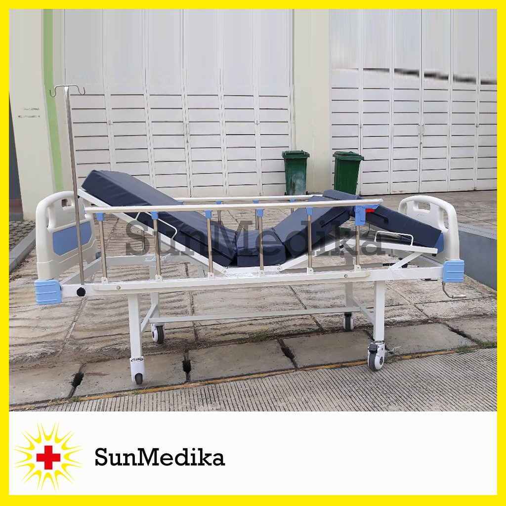 Ranjang Pasien 2 Engkol Rumah Sakit Manual | Bed Pasien