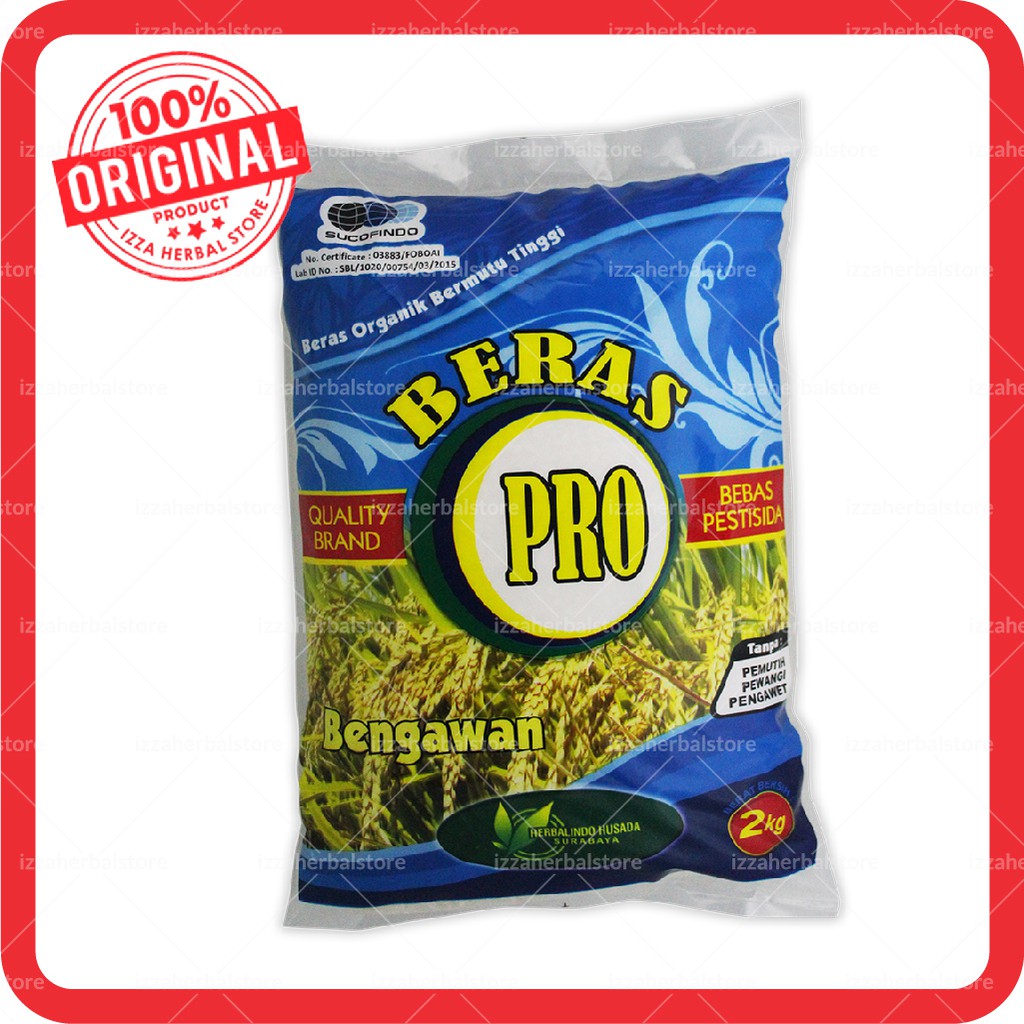 

BERAS ORGANIK Pro Lulus Uji Sucofindo UK ORIGINAL