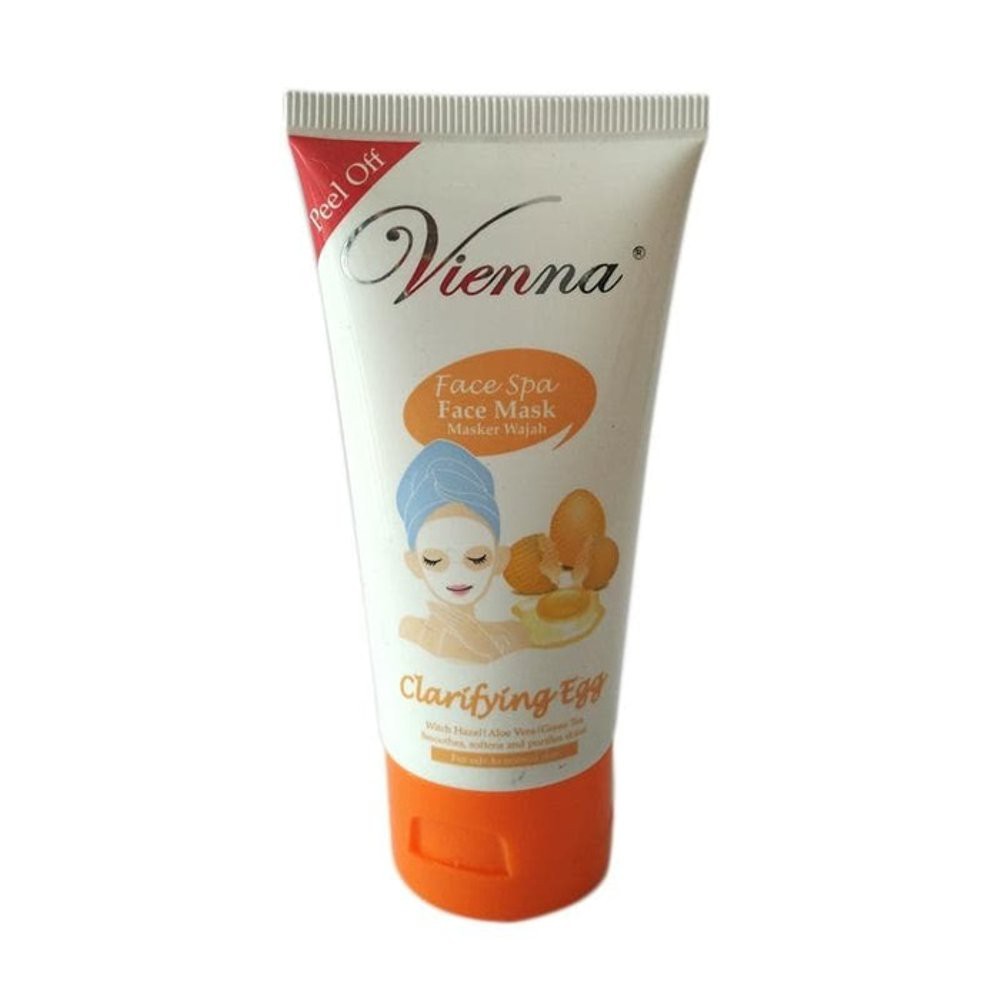 OBRAL MURAH ! CUCI GUDANG ! Harus HABIS ! VIENNA FACE SPA FACE MASK PURIFYING BLACKMUD-CLARIFYING EGG TUBE 50ML