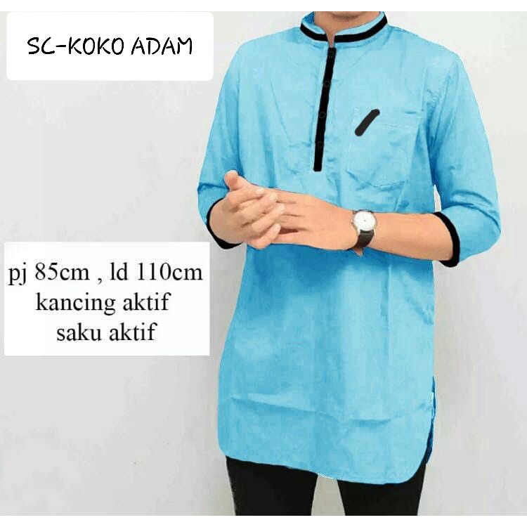 [KOKO ADAM SC] baju koko pria katun varian warna