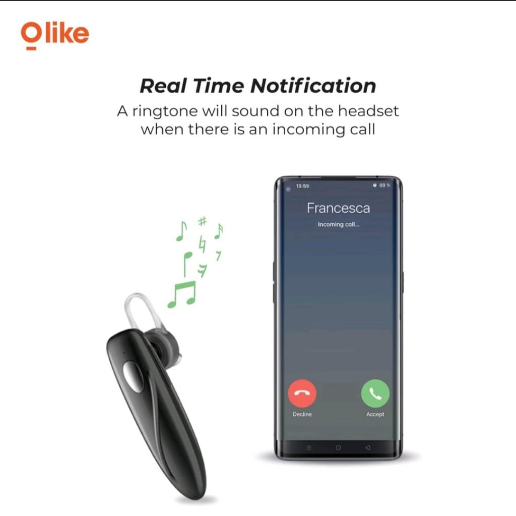 Headset Bluetooth Oase KD02 Ori Garansi Resmi/ Earphone Bluetooth Ori