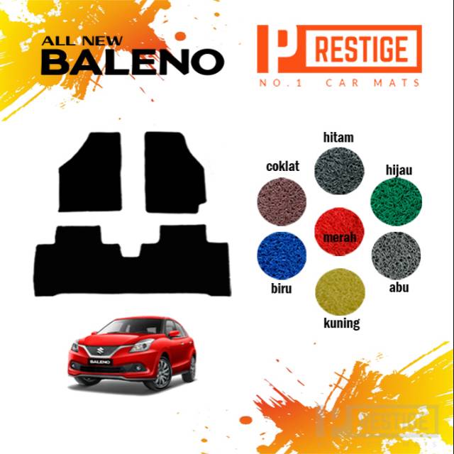 PRESTIGE KARPET MOBIL SUZUKI ALL NEW BALENO NON BAGASI COIL MAT