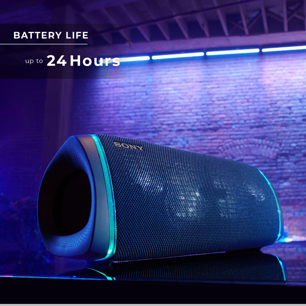 Speaker Sony SRS-XB43 Speaker Bluetooth Extra Super Bass Battery Up to 24h - Blue Portable Wireless-3