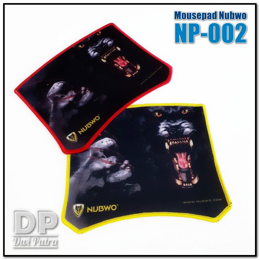 MOUSEPAD NUBWO NP SERIES - STANDARD SIZE // GAMING KANTOR MURAH ANTISLIP ALAS RUBBER PINGGIR OBRAS