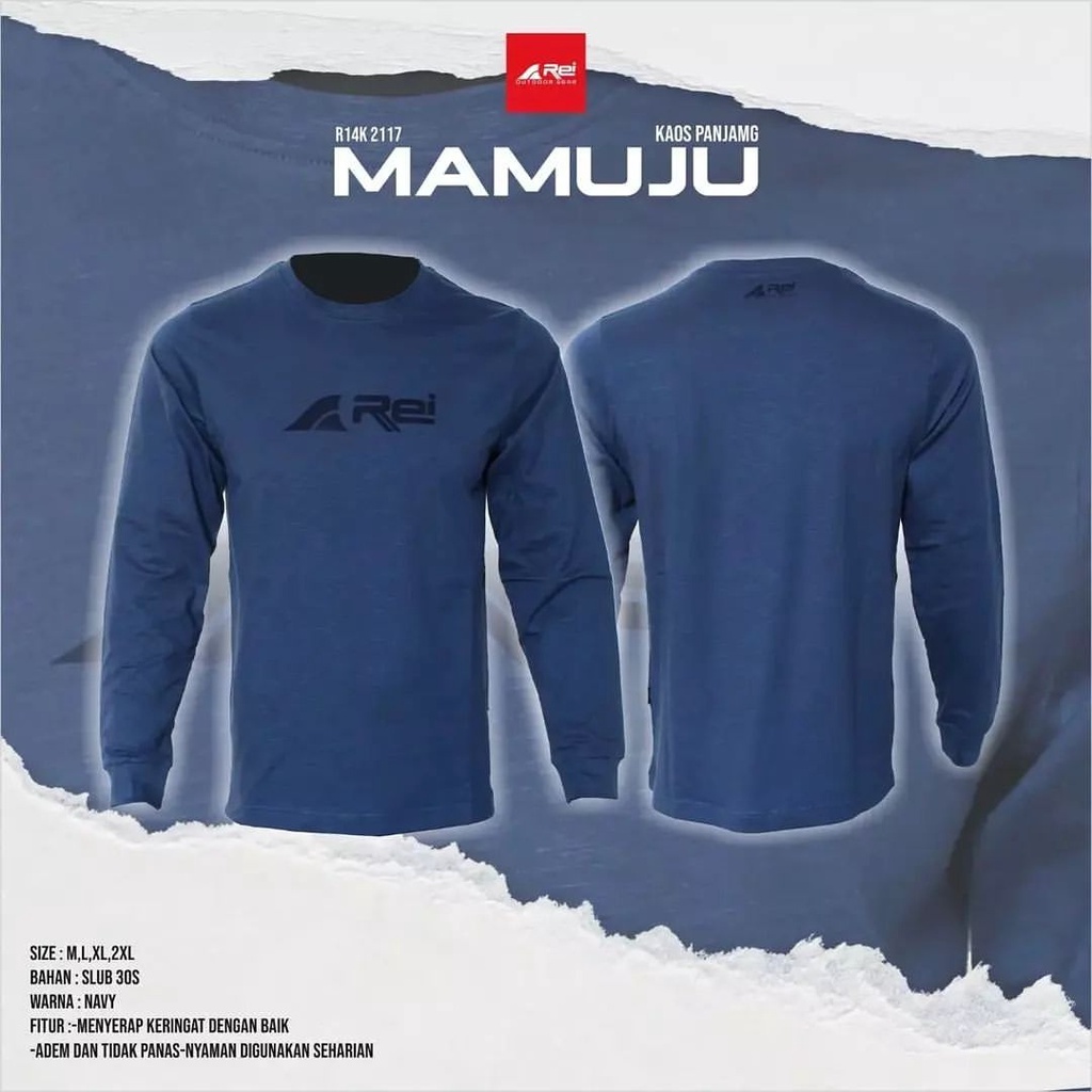 KAOS AREI MAMUJU REI LENGAN PANJANG