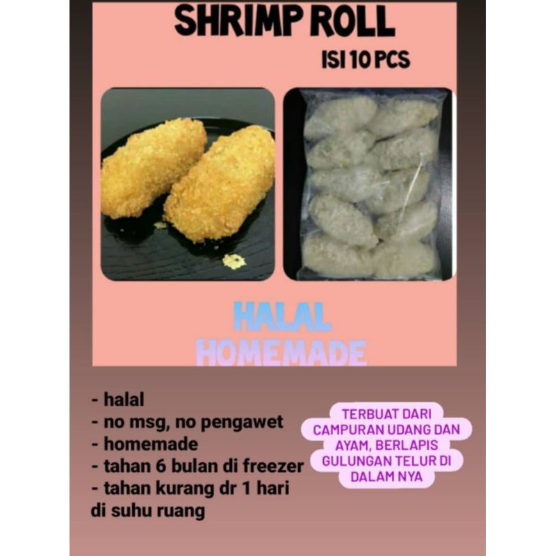 

shrimp roll isi 10