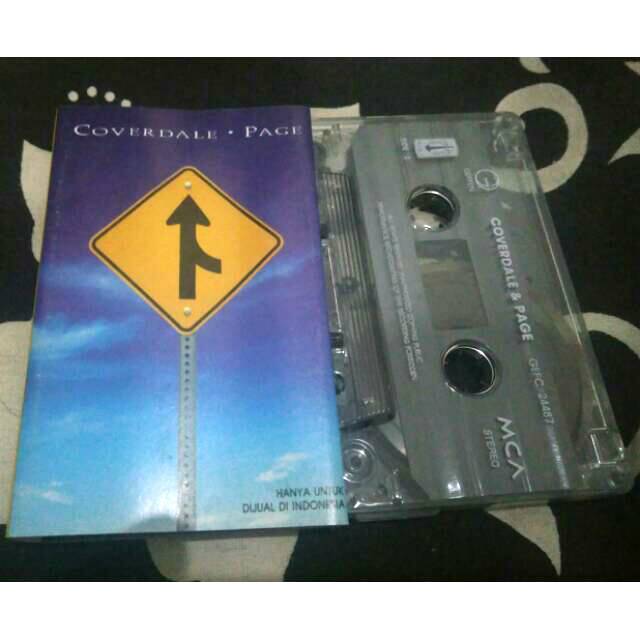 Kaset Pita Coverdale Page - self titled hardrock