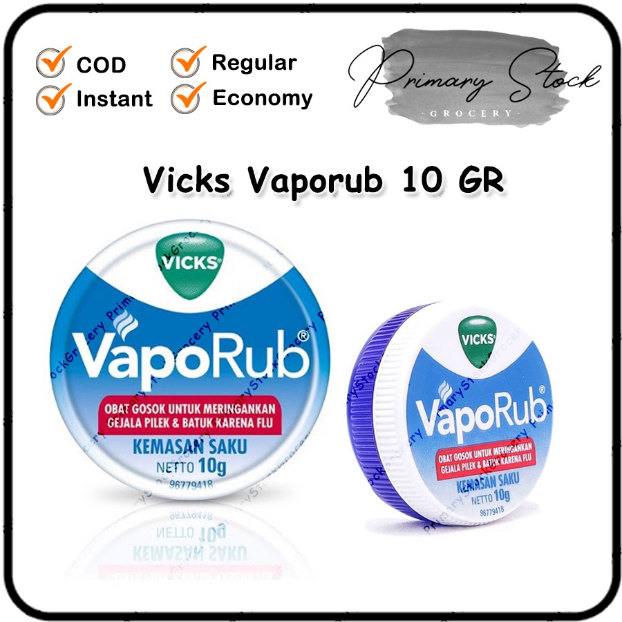 Vicks Vaporub Anak Baby Bayi Vick Balsam 10gr Murah Obat Gosok Kemasan Kecil Saku