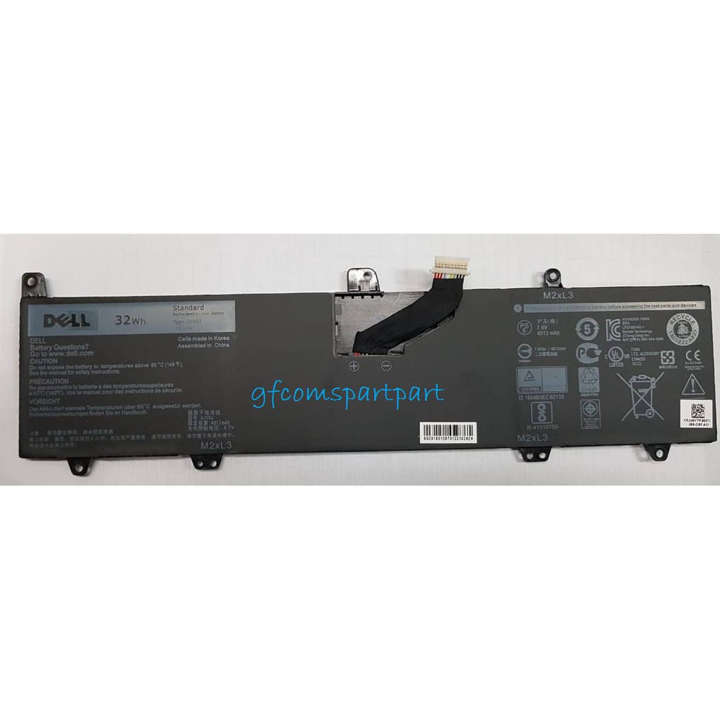 Baterai Laptop DELL Inspiron 11 3162 3164 3168 OJV6J Series