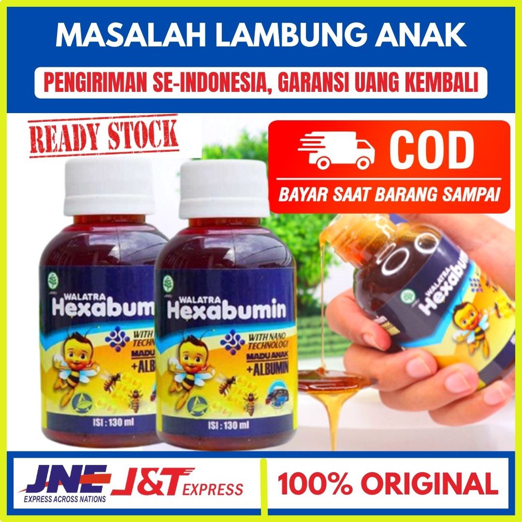 Madu Lambung Anak Obat Asam Lambung Khusus Anak Madu Asam Lambung Anak Maag Gerd HEXABUMIN ASLI