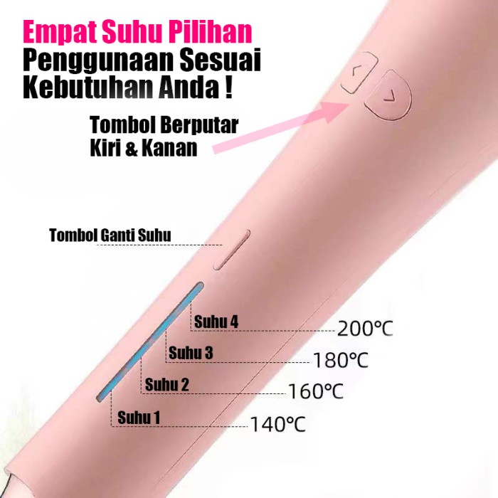 Bear Catokan Pengeriting Rambut / Catokan Rambut Keriting Listrik Portable Curling Iron otomatis 220V / RIVER Newstyle Catokan Rambut Otomatis Pengeriting Rambut Curly Pengeriting Hair Curler 30 Watt / Catokan Rambut Otomatis Newstyle Pengeriting Rambut