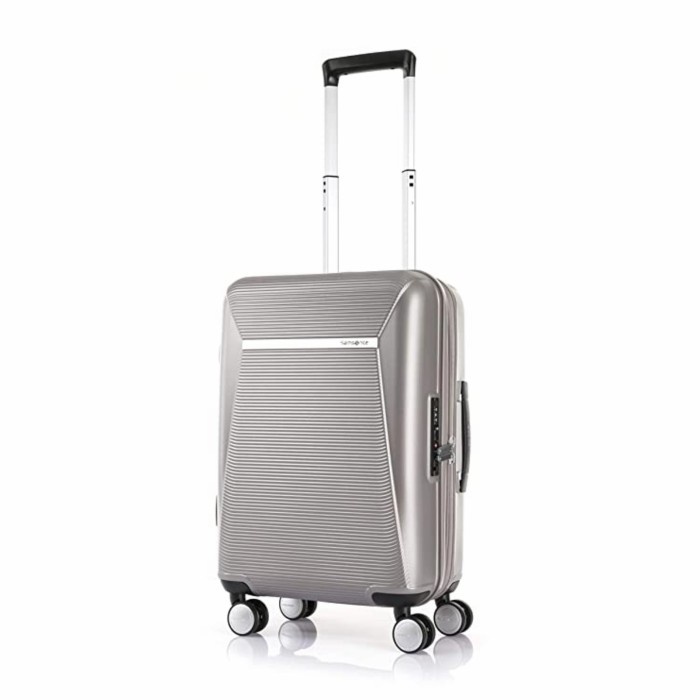 Samsonite Enwrap Spinner Koper Hardcase Cabin USB Port (55cm/20inch) - Latte