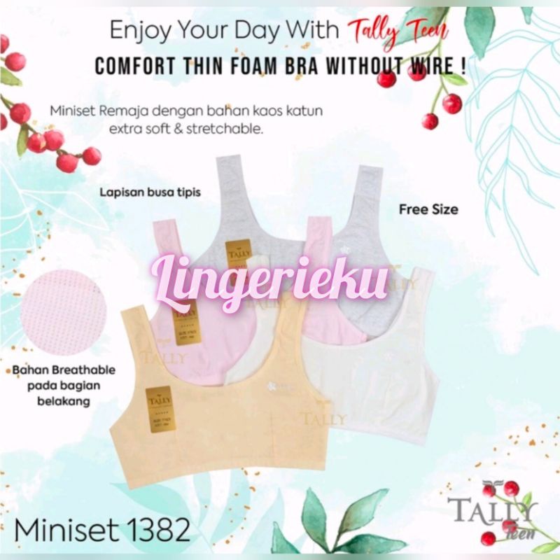 Tally 1345 1346 1359 1382 8236 Bra BH Anak Perempuan Miniset Tally