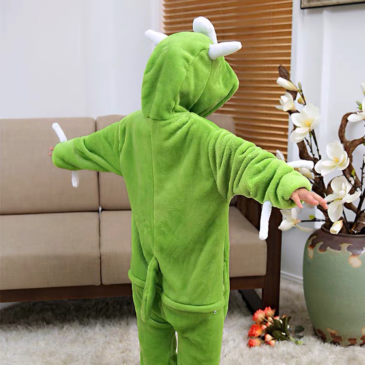 KOSTUM ONESIE MIKE WAZOWSKI ONE EYED SULLEY MONSTER INC PIYAMA COSPLAY ANAK DEWASA