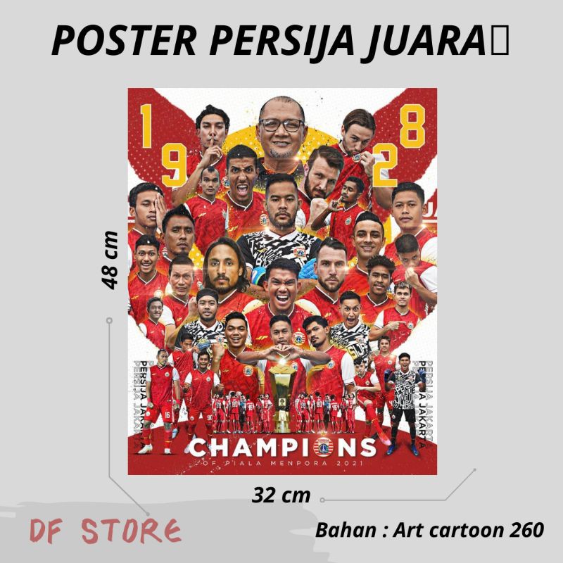 POSTER PERSIJA JAKARTA PLAYER