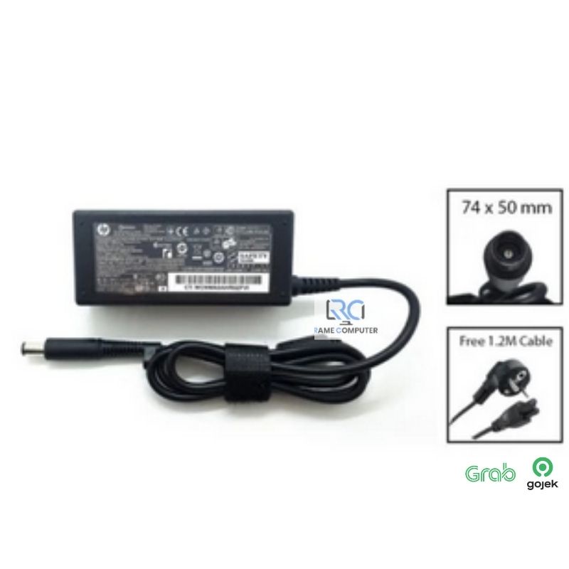 Adaptor Charger Laptop HP Compaq Presario CQ20 CQ32 CQ35 CQ40 CQ42 CQ43 430 G4 1000 18.5V-3.5A Jarum