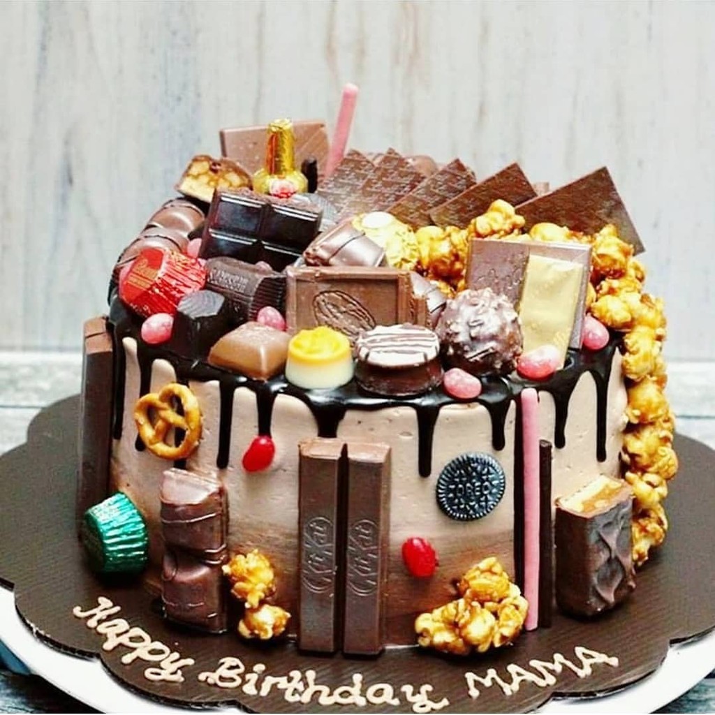 

Kue Tart Cake Custom Ulang Tahun Chocolate Party Surabaya