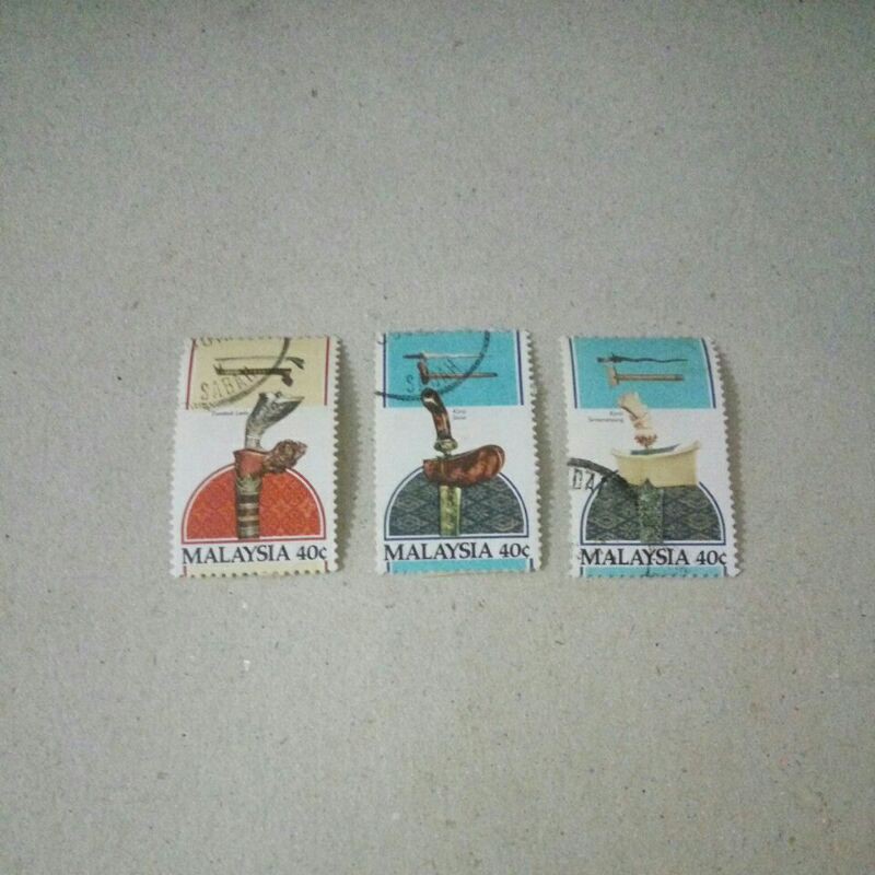 

Perangko Malaysia Set seri Keris