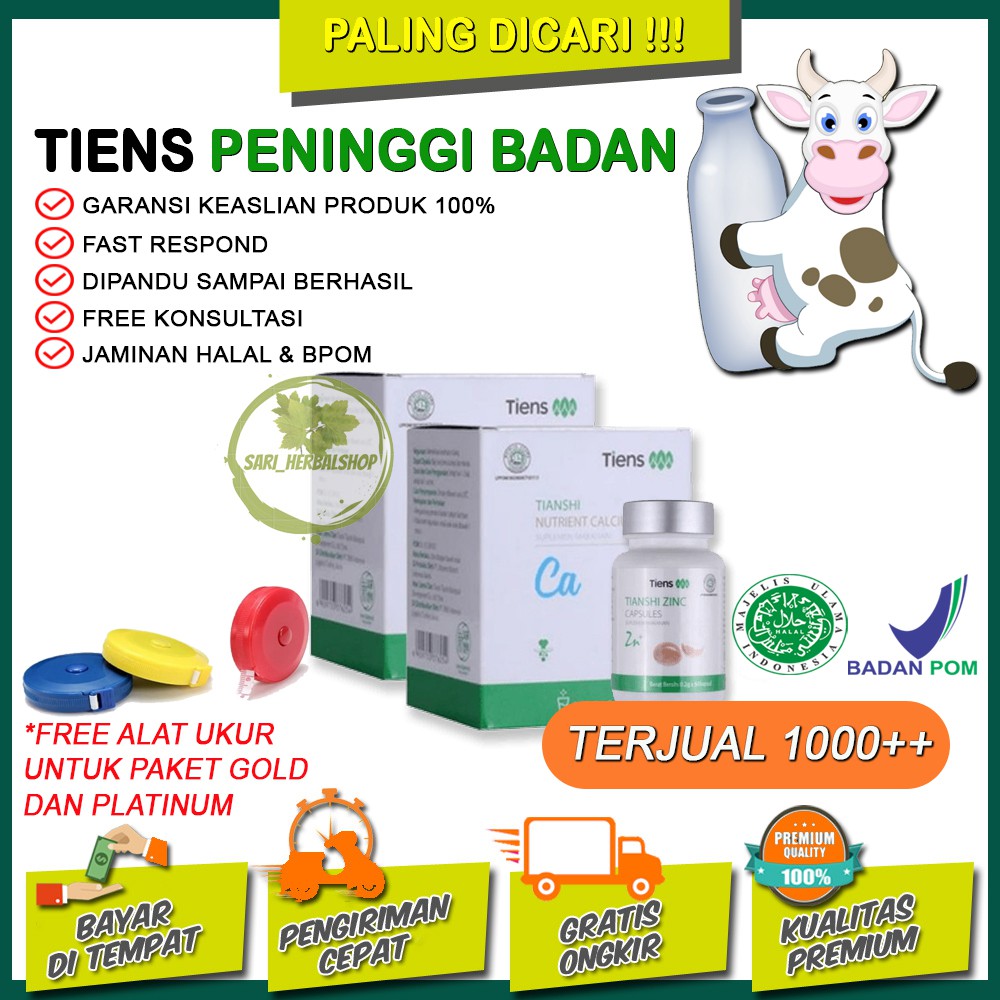 

Paket Peninggi Badan Tiens Original Susu NHCP dan Zinc Kapsul Aman | Bukan Hypergrow Supergrowup