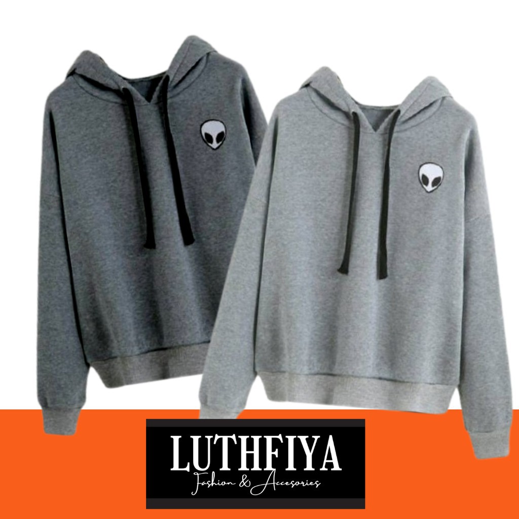 Jaket Sweater Wanita Alien sweter