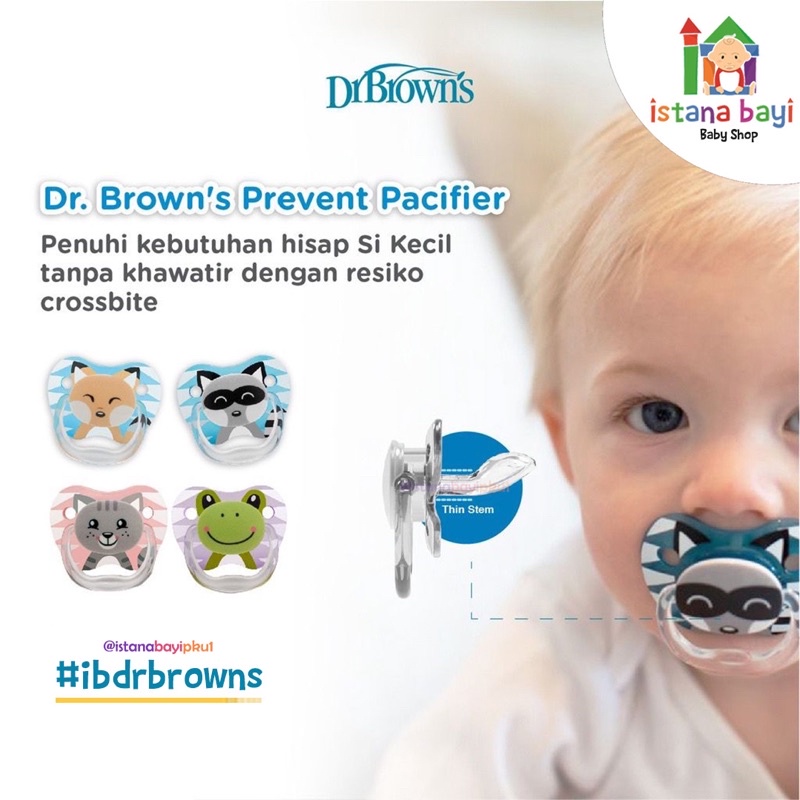 Dr.Brown's Printed Shield Pacifier - Empeng bayi