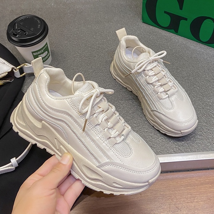 KZT-SW328 'FREE BOX' Sepatu Sneakers Wanita &quot;MINJI&quot; Impor Sport PREMIUM COD TERMURAH