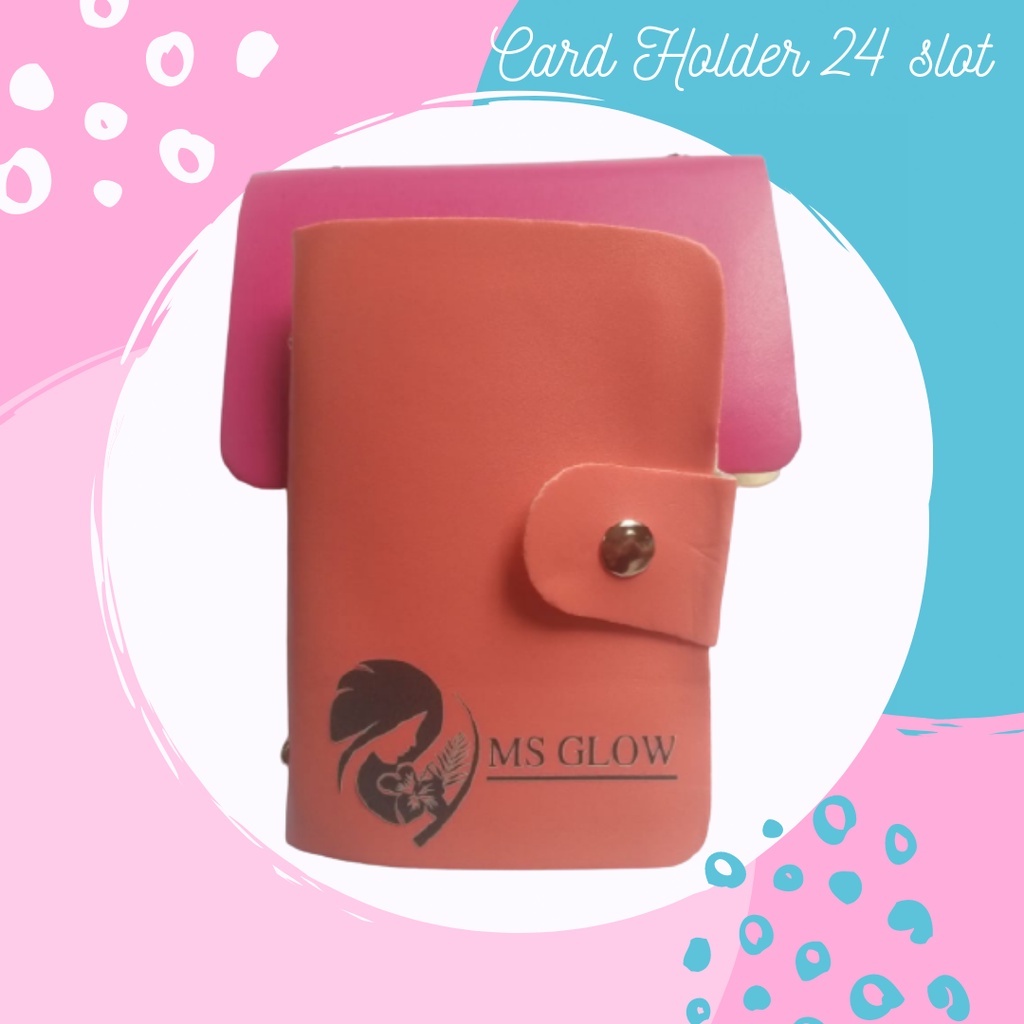 Card Holder Pouch Souvenir Sovenir Box Makeup Make Up Dompet Kartu Tas Cermin Kaca Hadiah Gift Bonus