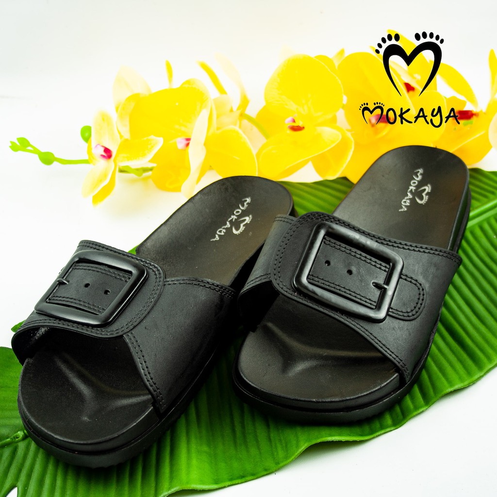 Sandal Slop Gesper 420-1 Tebal 3cm BEST SELLER Import Mokaya