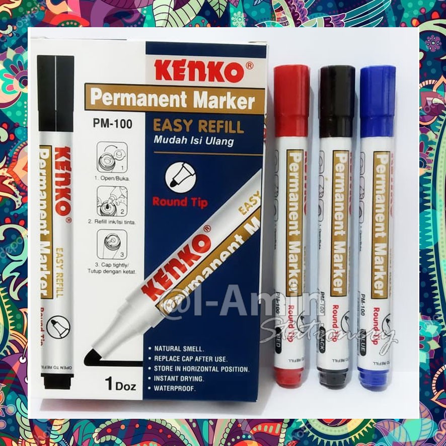 

Spidol Permanen / Permanent Marker "KENKO