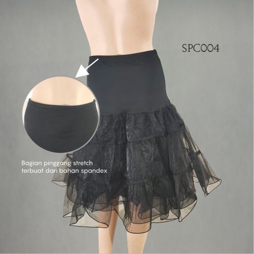 LENKA Dalaman Rok Pengembang Gaun Petticoat Dress Pesta Pernikahan SPC004