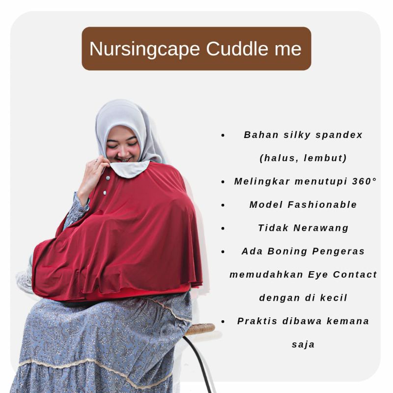 Apron Menyusui Nursing Cape CuddleMe | Nursing Cover Baju Busui