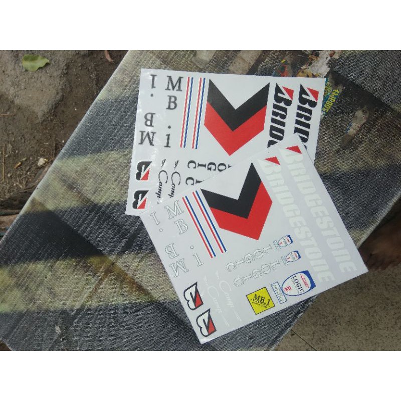 Sticker decal frame sepeda balap road bike jadul vintage  BRIDGESTONE