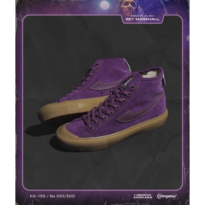 Sepatu Compass X Kelompok Penerbang Roket - Rey Marshall - Size 40 - BNIB