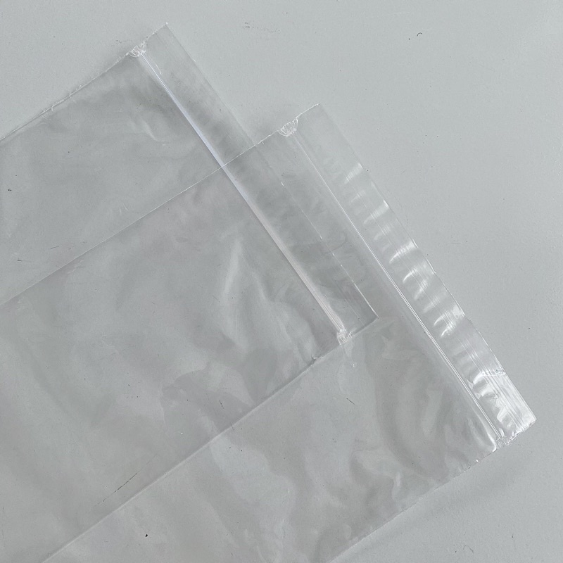 Plastik Klip pp bening 50 micron uk 16x25 20x30 25x35 30x40 Eceran