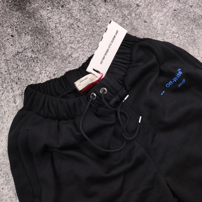 LONG PANTS / JOGGER PANTS OFF WHITE GRADIENT HITAM AUTHENTIC FULLTAG &amp; LEBEL