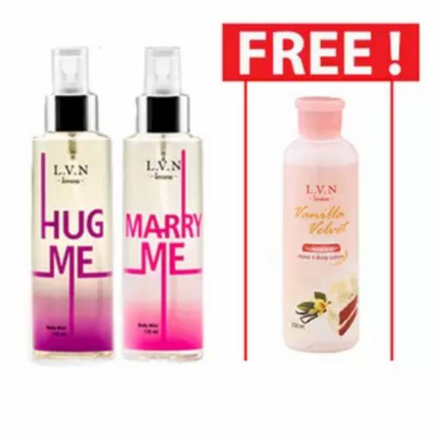 Body Mist Lovana Buy 2 Get 1 Body Lotion Vannila