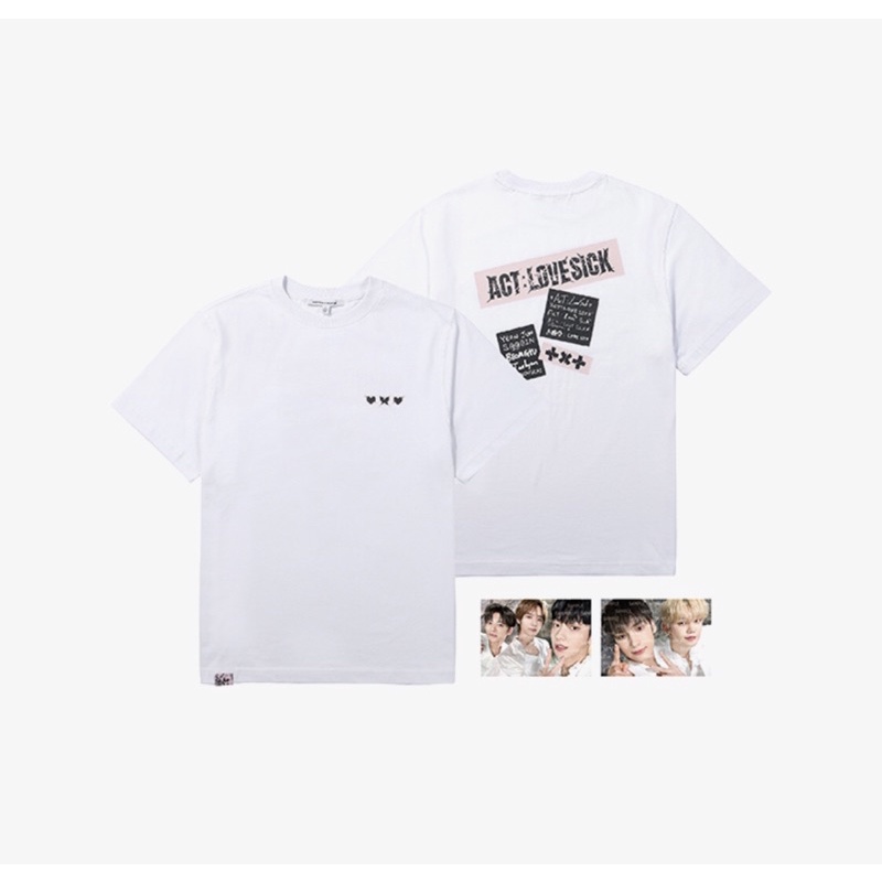 SHARING T-SHIRT ACT : LOVESICK TXT YEONJUN SOOBIN BEOMGYU TAEHYUN HYUNINGKAI PC PHOTOCARD MPC
