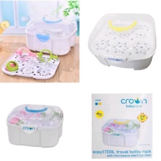 CROWN Easy Steril Rak Botol Travel Dry Rack CR-4138