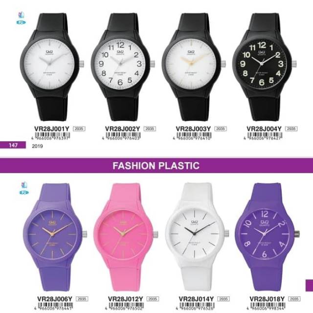 Arloji Jam Tangan Unisex Q&Q QnQ QQ Asli Ori Original VR28 VR28J VR 28