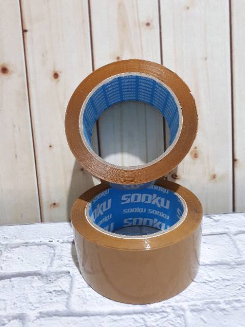 SOOKU Lakban Cokelat Solatip Paking 45mm x 90 yard