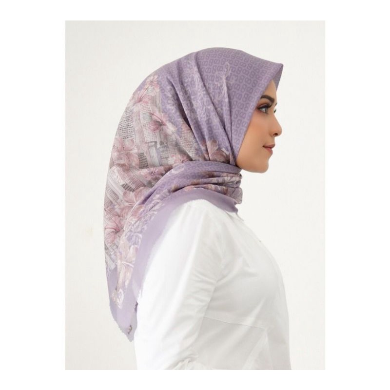 Preloved Series malaya warna iris buttonscarves