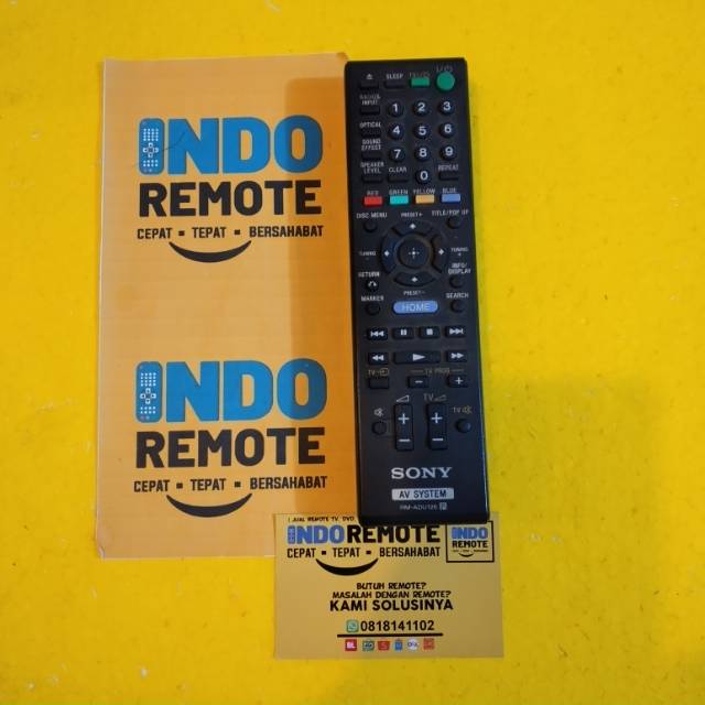 REMOTE HOME THEATER SONY RM-ADU126 ORIGINAL